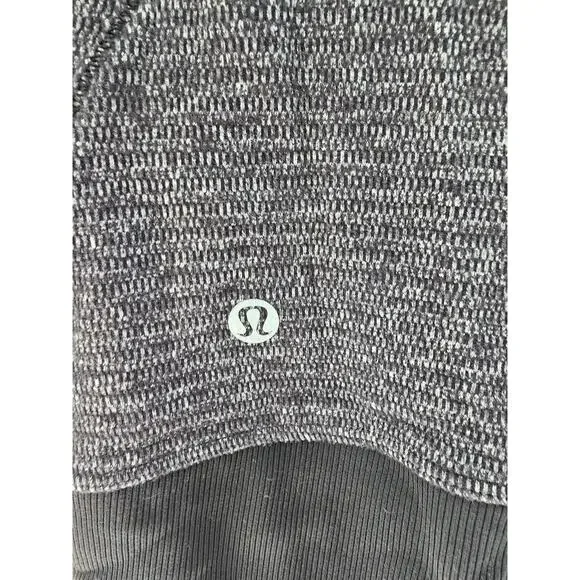 Lululemon Runderful 1/2 Zip Mini Check Pique Black Heathered Black / Black - Picture 11 of 11